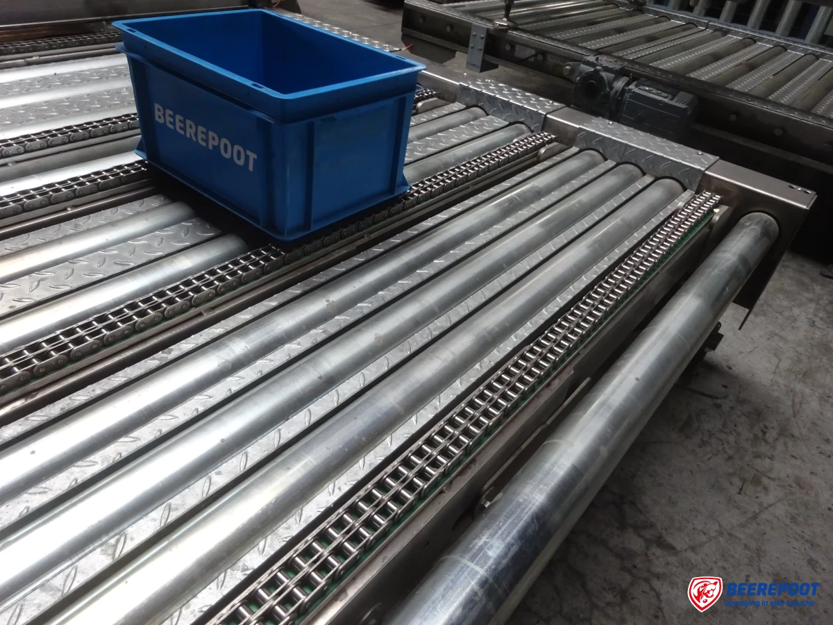 Rollenbaan-/kettingbaanwissel